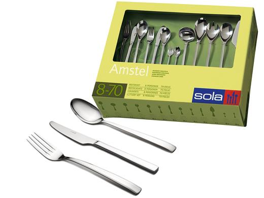 iBood Home & Living - Sola Amstel 70-delige Bestekset in Geschenkdoos iBood Home & Living - Sola Amstel 70-delige Bestekset in Geschenkdoos