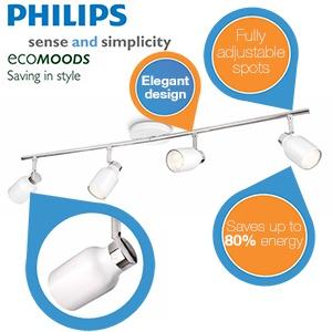 iBood Home & Living - Speels ontworpen plafonnière met verstelbare spots iBood Home & Living - Speels ontworpen plafonnière met verstelbare spots