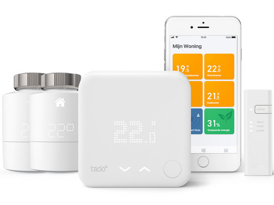 iBood Home & Living - Tado Slimme Thermostaat V3 + Starterkit