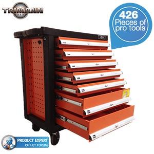 iBood Home & Living - TRIMANN Germany 426-delige professionele gereedschapwagen ? al het gereedschap voor thuis en werkplaats iBood Home & Living - TRIMANN Germany 426-delige professionele gereedschapwagen ? al het gereedschap voor thuis en werkplaats