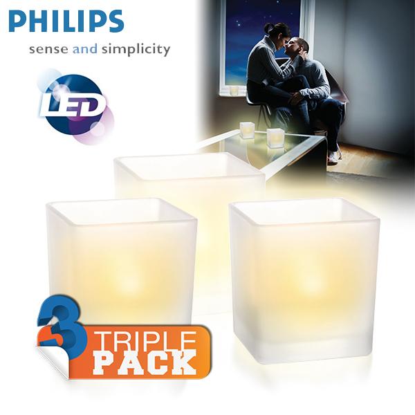iBood Home & Living - Triple pack Philips Imageo MiniCandle