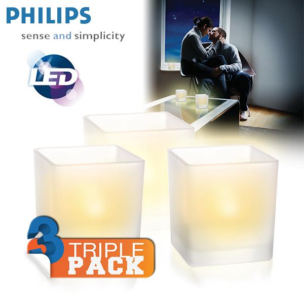 iBood Home & Living - Triple pack Philips Imageo MiniCandle iBood Home & Living - Triple pack Philips Imageo MiniCandle