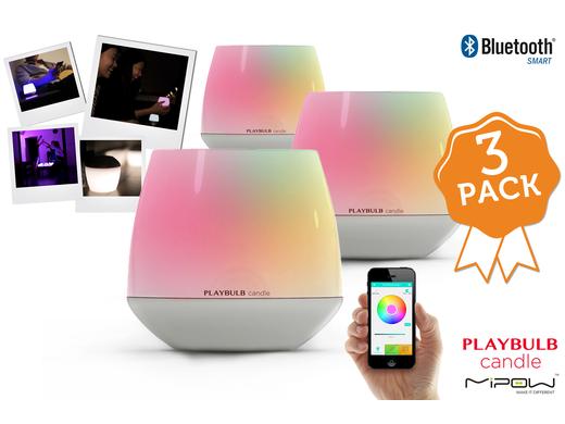 iBood Home & Living - Triple pack veelzijdige Mipow Playbulb Candle iBood Home & Living - Triple pack veelzijdige Mipow Playbulb Candle