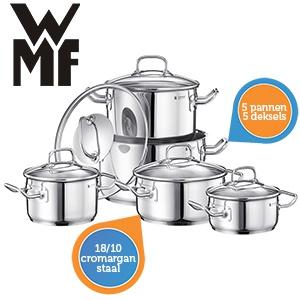 iBood Home & Living - Uitgebreide, topkwaliteit, Cromargan WMF pannenset iBood Home & Living - Uitgebreide, topkwaliteit, Cromargan WMF pannenset