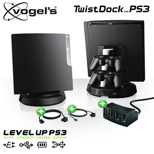 iBood Home & Living - Vogel's TwistDock voor PS 3 bundel iBood Home & Living - Vogel's TwistDock voor PS 3 bundel