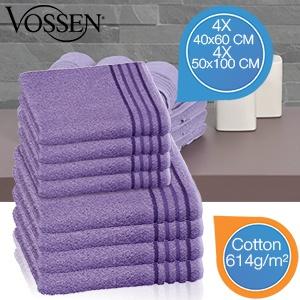 iBood Home & Living - Vossen De Luxe Premium handdoeken set van 8 iBood Home & Living - Vossen De Luxe Premium handdoeken set van 8