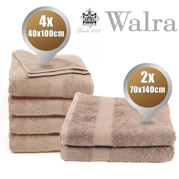 iBood Home & Living - Walra handdoekenbundel Sand iBood Home & Living - Walra handdoekenbundel Sand