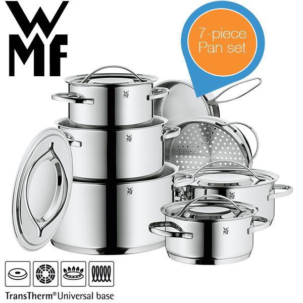iBood Home & Living - WMF Gala Plus 7-delige pannenset iBood Home & Living - WMF Gala Plus 7-delige pannenset
