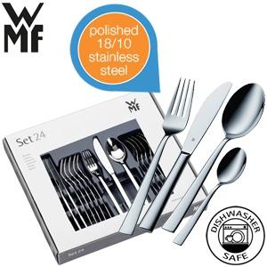 iBood Home & Living - WMF Philadelphia 24-delige bestekset 18/10 roestvast staal in Giftbox iBood Home & Living - WMF Philadelphia 24-delige bestekset 18/10 roestvast staal in Giftbox