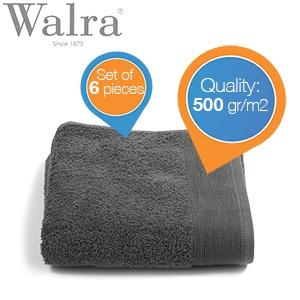 iBood Home & Living - Zes Walra hotelkwaliteit handdoeken 100x50 cm - Nu online: Antraciet iBood Home & Living - Zes Walra hotelkwaliteit handdoeken 100x50 cm - Nu online: Antraciet