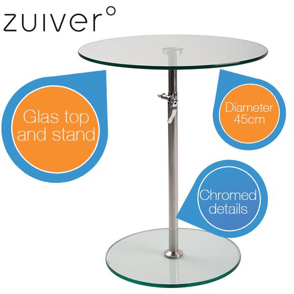 iBood Home & Living - Zuiver glazen bijzettafel Karena iBood Home & Living - Zuiver glazen bijzettafel Karena