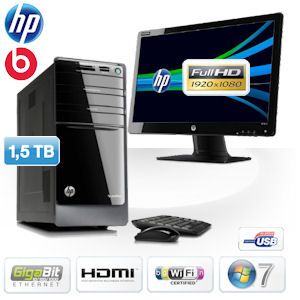 iBood - HP Pavilion complete multimedia Desktop PC met Full HD LED scherm en Beats Audio™-systeem iBood - HP Pavilion complete multimedia Desktop PC met Full HD LED scherm en Beats Audio™-systeem