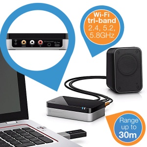 iBood - HP Wireless Audio system met dongle, een bereik tot 30m en 4 aansluitmogelijkheden iBood - HP Wireless Audio system met dongle, een bereik tot 30m en 4 aansluitmogelijkheden