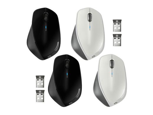 iBood - HP X4500 Draadloze Muizen zwart/wit, duopack! iBood - HP X4500 Draadloze Muizen zwart/wit, duopack!
