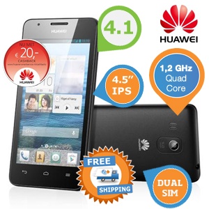 iBood - Huawei Ascend G525 Smartphone met 1,2 GHz quad-core en €20,- retour! iBood - Huawei Ascend G525 Smartphone met 1,2 GHz quad-core en €20,- retour!