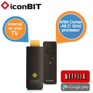 iBood - Iconbit Toucan Stick Netwerk microPC en TV media center met Android 4.0 en HDMI 1.4