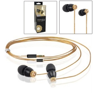 iBood - In-ear iBuds - Crystal Beats - Moonlight Gold iBood - In-ear iBuds - Crystal Beats - Moonlight Gold