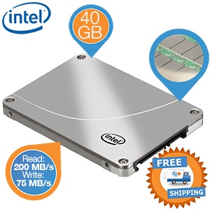 iBood - Intel SSD 40 GB 320 series – een stuk extra snelheid voor je computer