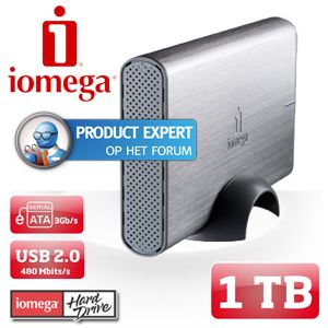 iBood - Iomega eSATA 3 Gbit / USB 2.0 - 1 TB Professional Hard Drive iBood - Iomega eSATA 3 Gbit / USB 2.0 - 1 TB Professional Hard Drive