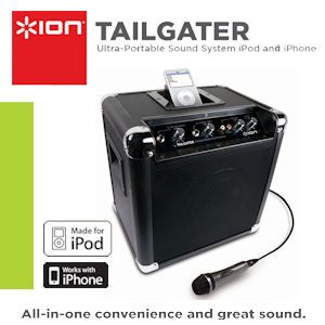 iBood - ION Tailgater Personal Entertainmentsysteem – iPod Dock en Versterker in Eén