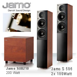 iBood - Jamo Set Studio S506 Design Speakers met 200 Watt bass-reflex subwoofer iBood - Jamo Set Studio S506 Design Speakers met 200 Watt bass-reflex subwoofer
