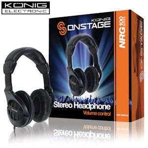 iBood - KÖNIG Onstage Multifunctionele Hoofdtelefoon met Volume controle iBood - KÖNIG Onstage Multifunctionele Hoofdtelefoon met Volume controle
