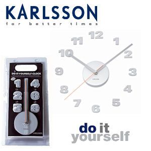 iBood - Karlsson Do It Yourself Design Wandklok iBood - Karlsson Do It Yourself Design Wandklok