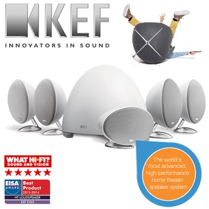 iBood - KEF E-305 High-End 5.1 home-theatre systeem - Pure White iBood - KEF E-305 High-End 5.1 home-theatre systeem - Pure White