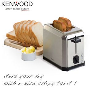 iBood - Kenwood 850W Broodrooster TTM223 met opwarm en ontdooi functie!