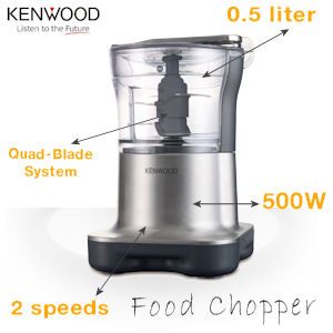 iBood - Kenwood CH250 Quadblade hak-snijapparaat iBood - Kenwood CH250 Quadblade hak-snijapparaat