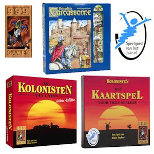 iBood - Kolonisten en Carcassonne Driedelig Spelletjes Pakket in Reisformaat iBood - Kolonisten en Carcassonne Driedelig Spelletjes Pakket in Reisformaat