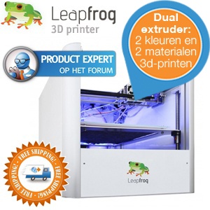 iBood - Leapfrog 3D printer Dual extruder Creatr - the only limit is your own imagination!