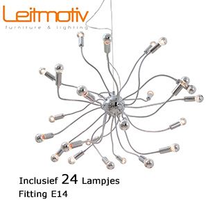 iBood - Leitmotiv Munich Nickel plated steel; een echte design hanglamp iBood - Leitmotiv Munich Nickel plated steel; een echte design hanglamp