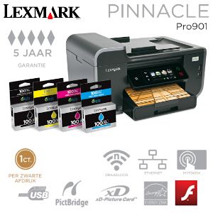 iBood - Lexmark Pinnacle Pro 901 All-in-one met groot kleuren touchscreen met WLAN en 5 jaar garantie iBood - Lexmark Pinnacle Pro 901 All-in-one met groot kleuren touchscreen met WLAN en 5 jaar garantie
