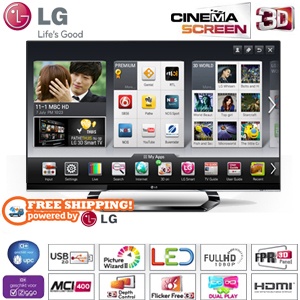 iBood - LG 42 inch CINEMA 3D Smart TV met FPR 3D paneel, 4 3D brillen en Magic Motion Remote