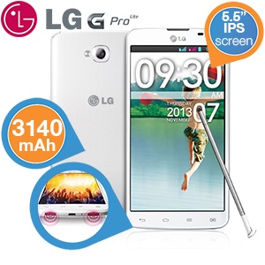 iBood - LG G Pro Lite – Een grote telefoon met 3140 mAh accu iBood - LG G Pro Lite – Een grote telefoon met 3140 mAh accu