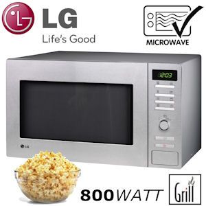 iBood - LG Roestvrijstalen 800W Magnetron met Grill functie