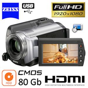 iBood - Lichte en Compacte Sony Full HD Camcorder met 80 Gb Harde Schijf