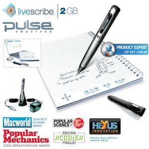 iBood - LiveScribe Pulse Smartpen 2GB met Pro accessoires - Alles opnemen wat je schrijft, zegt of hoort iBood - LiveScribe Pulse Smartpen 2GB met Pro accessoires - Alles opnemen wat je schrijft, zegt of hoort