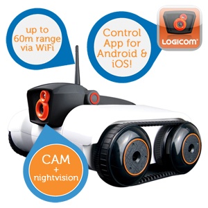 iBood - Logicom SPY-C via WiFi met App bestuurbare camera tank iBood - Logicom SPY-C via WiFi met App bestuurbare camera tank