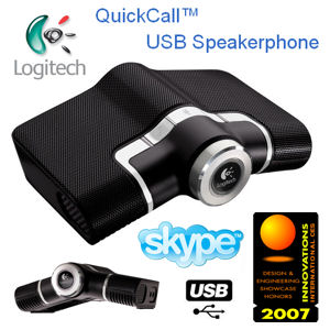 iBood - Logitech QuickCall USB Skype Speakerphone iBood - Logitech QuickCall USB Skype Speakerphone