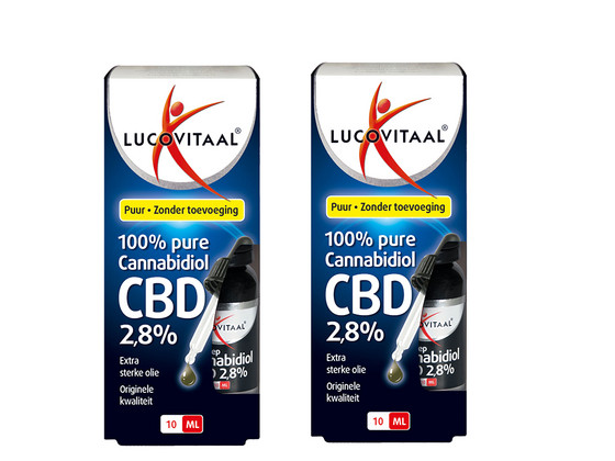 iBood - Lucovitaal CBD Olie 2.8% | 2 x 10 ml iBood - Lucovitaal CBD Olie 2.8% | 2 x 10 ml