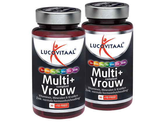 iBood - Lucovitaal M+ Vrouw | 2x 40 Tabletten