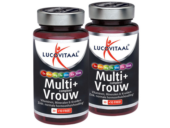 iBood - Lucovitaal M+ Vrouw | 2x 40 Tabletten