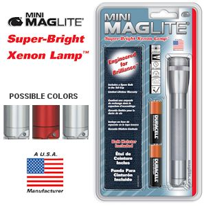 iBood - Maglite 2 Cell Mini AA, Rood, Grijs of Zilver iBood - Maglite 2 Cell Mini AA, Rood, Grijs of Zilver
