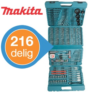 iBood - Makita 216 delige bit en borenset iBood - Makita 216 delige bit en borenset