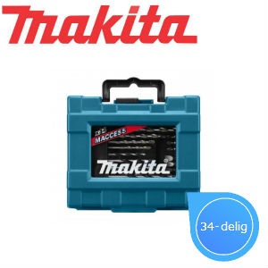 iBood - Makita D-36980 Boor bit boren set 34-delig iBood - Makita D-36980 Boor bit boren set 34-delig