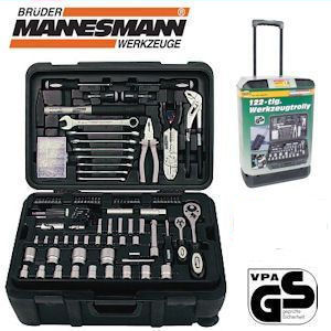 iBood - Mannesmann 122-delige Chroom-Vanadium Gereedschapstrolley iBood - Mannesmann 122-delige Chroom-Vanadium Gereedschapstrolley