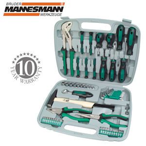 iBood - Mannesmann 57-delige Chroom-Vanadium Gereedschapskoffer iBood - Mannesmann 57-delige Chroom-Vanadium Gereedschapskoffer