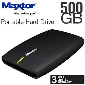 iBood - Maxtor 2.5 inch Basics Portable Externe Harde schijf met 500GB iBood - Maxtor 2.5 inch Basics Portable Externe Harde schijf met 500GB